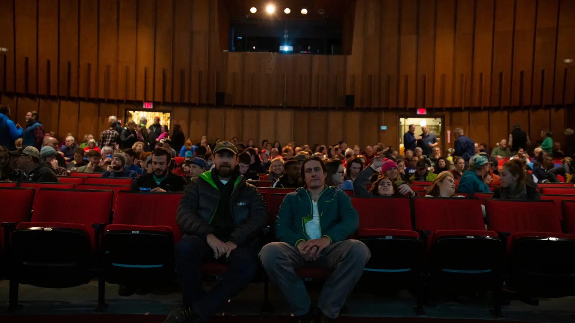 A full house ready to watch the show.