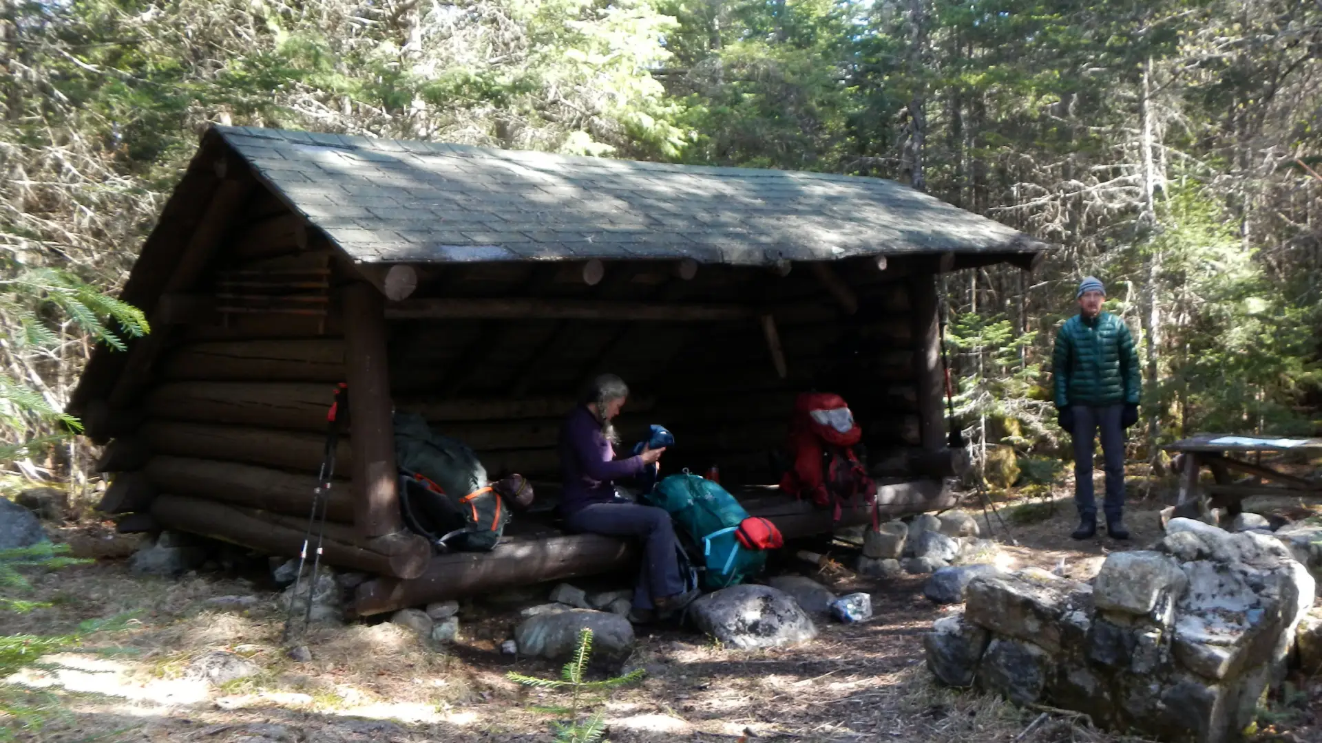 Plenty of classic leantos for camping along the Northville-Lake Placid Trail.