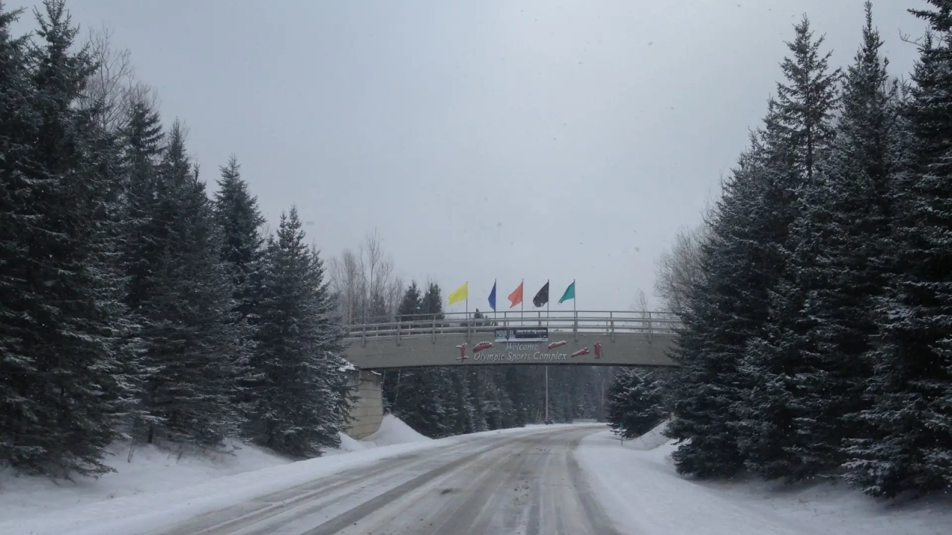 Cross Country Ski Center ahead!
