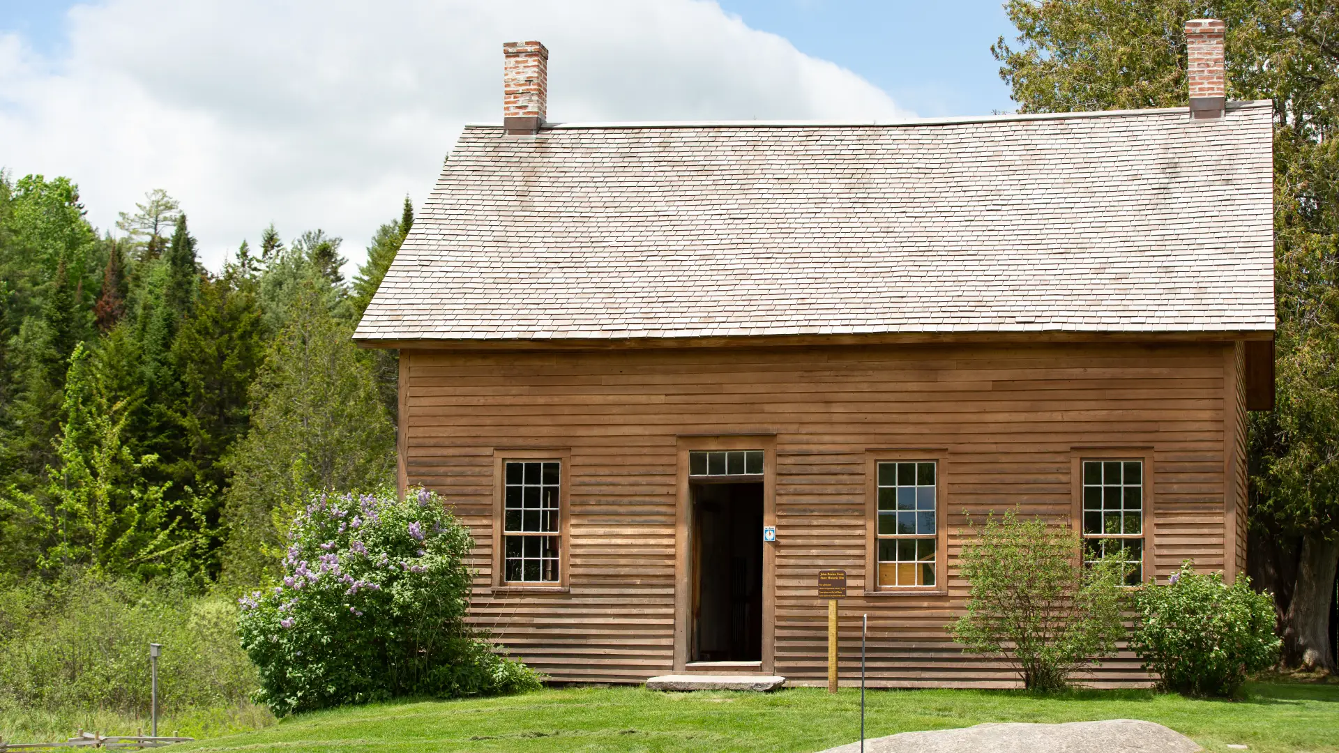 See the actual John Brown cabin.