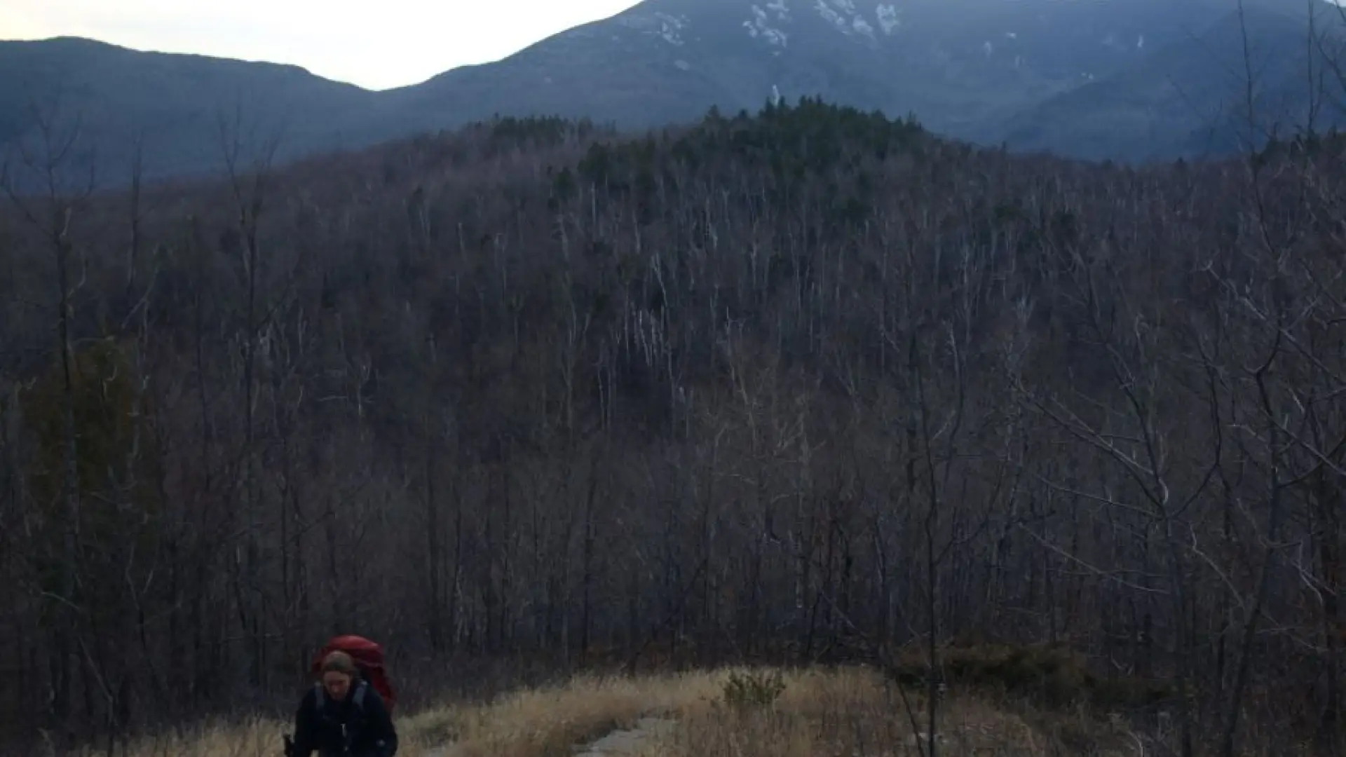 The final climb on the way out