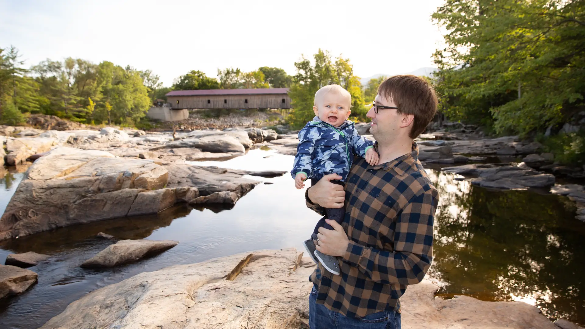 A lovely spot for sightseeing with the Covered Bridge Park and Jay Rocks.