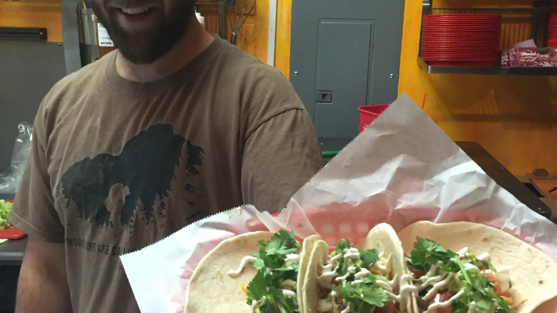 Shredding mountains&#44; slinging tacos.