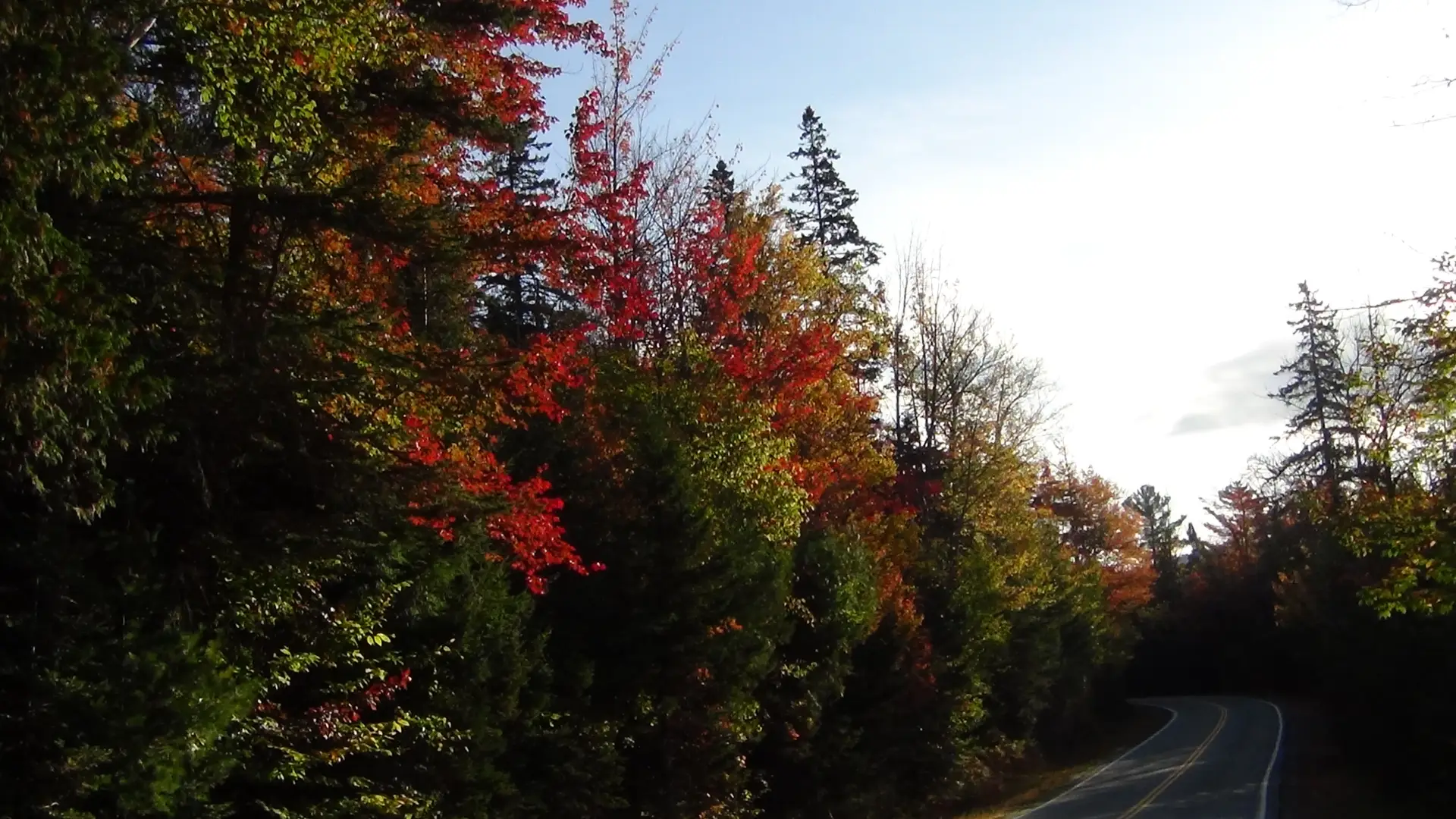 Fall is when the route bursts with color.