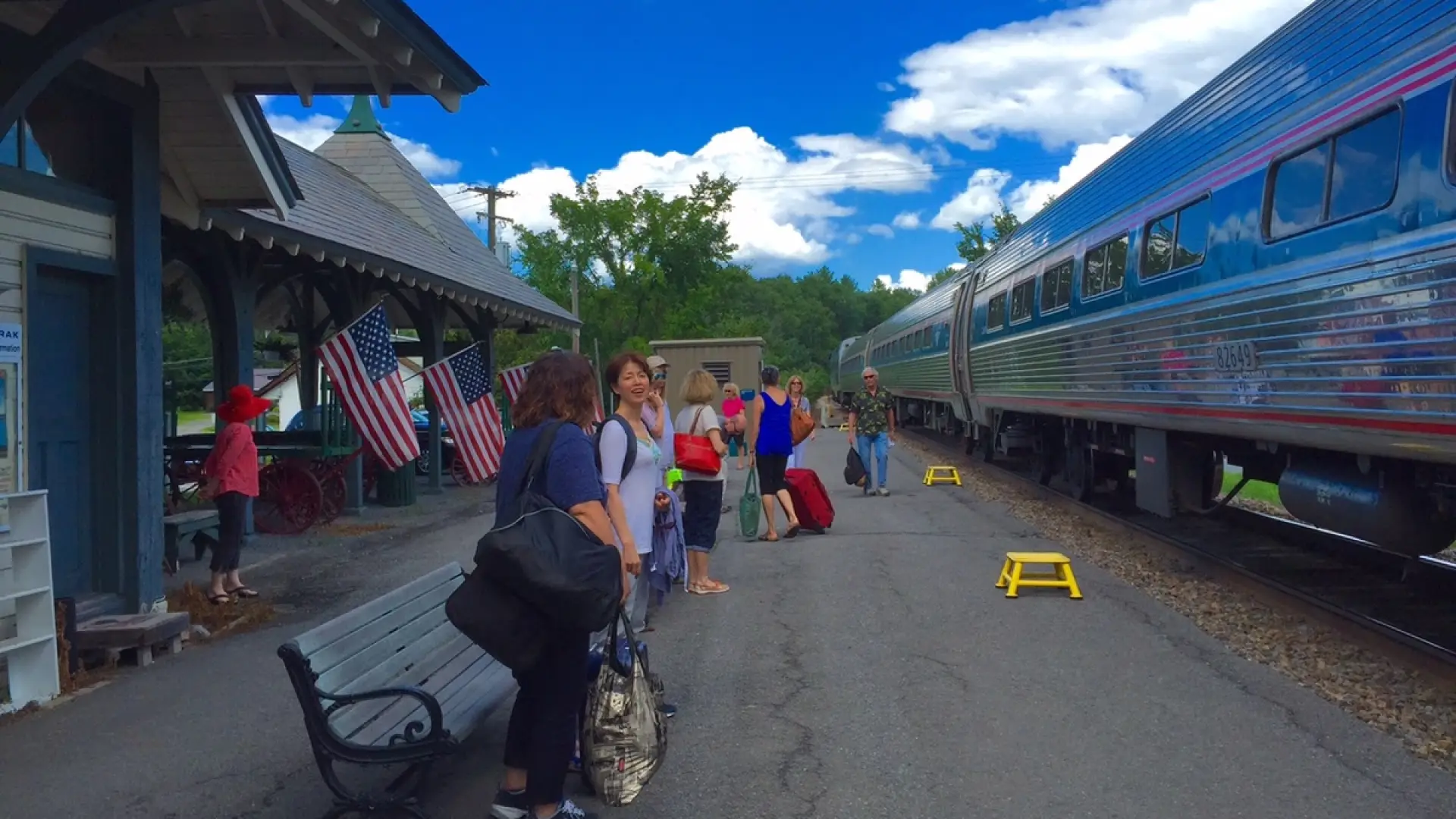 Just seeing this photo gets me all jazzed up about riding trains.