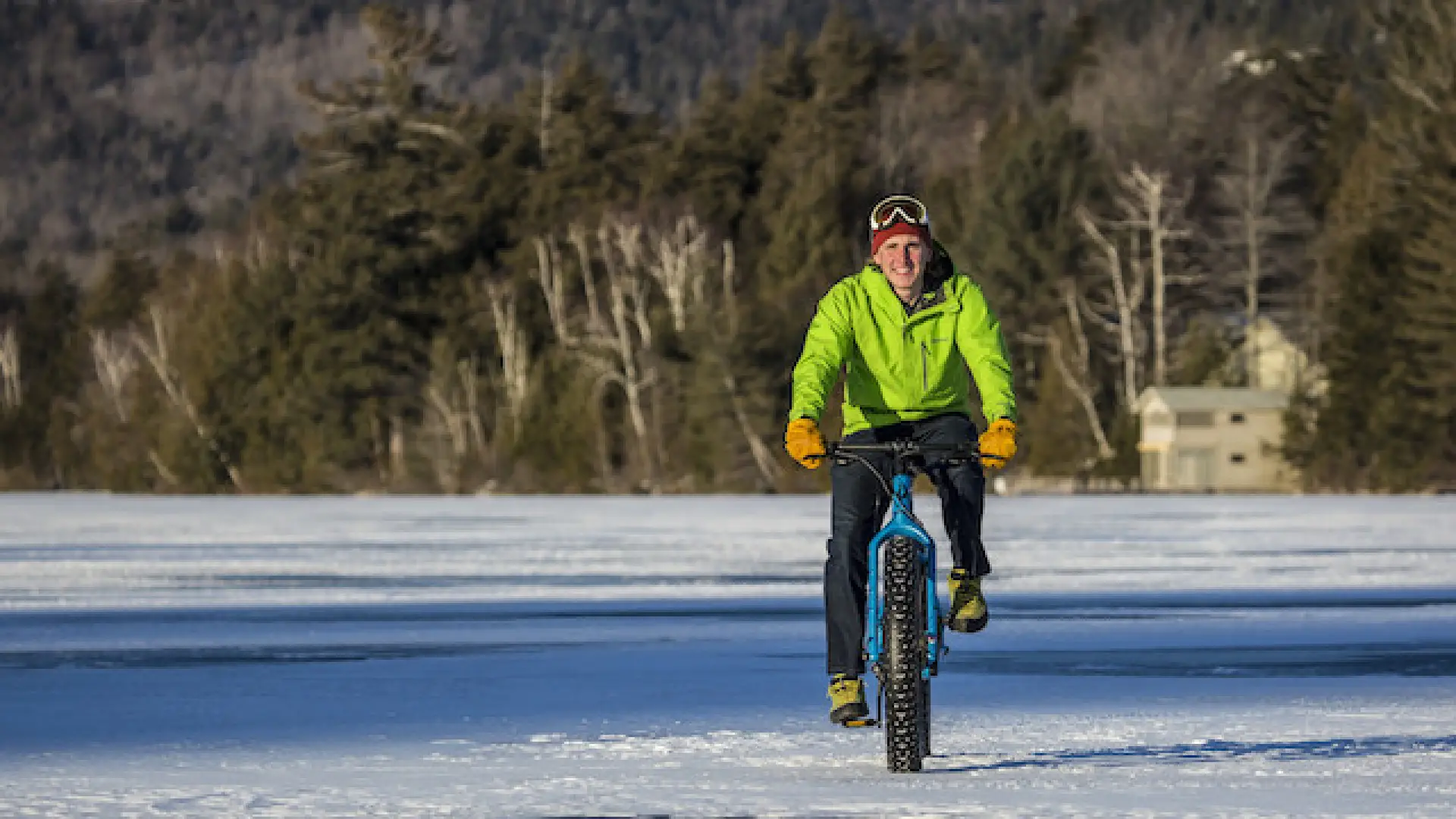 Why stop biking because it is winter?