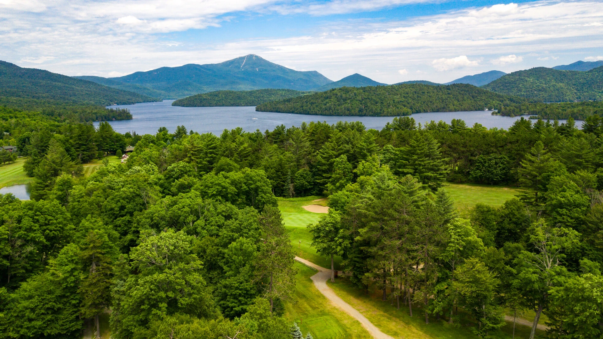 Aerial image of Whiteface Club & Resort Golf Course