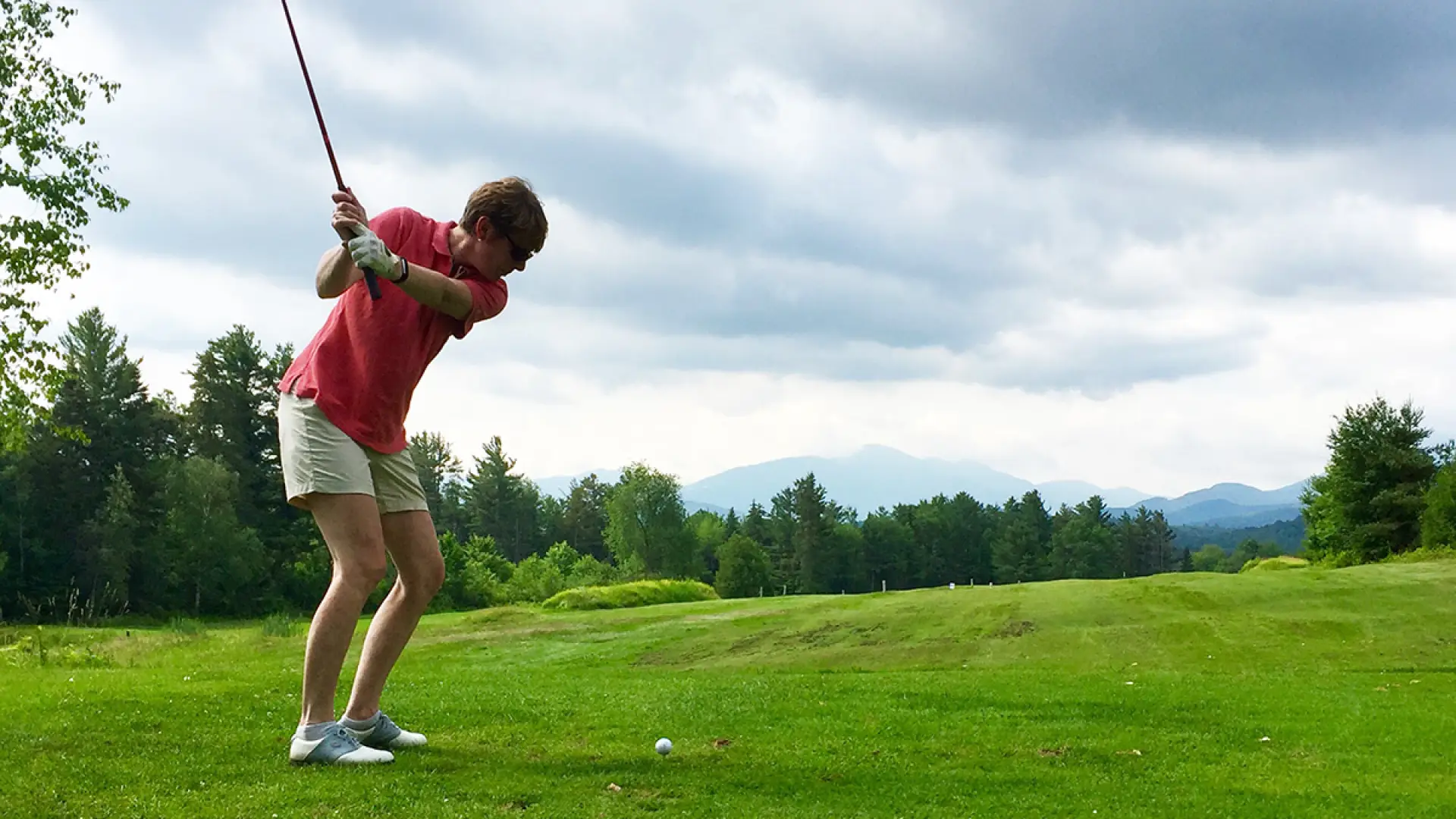 Teeing off from the yellows.