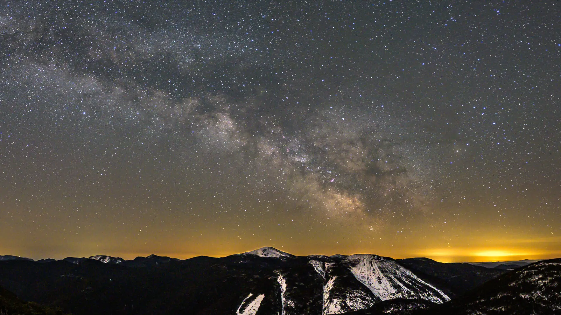Night skies in Lake Placid.
