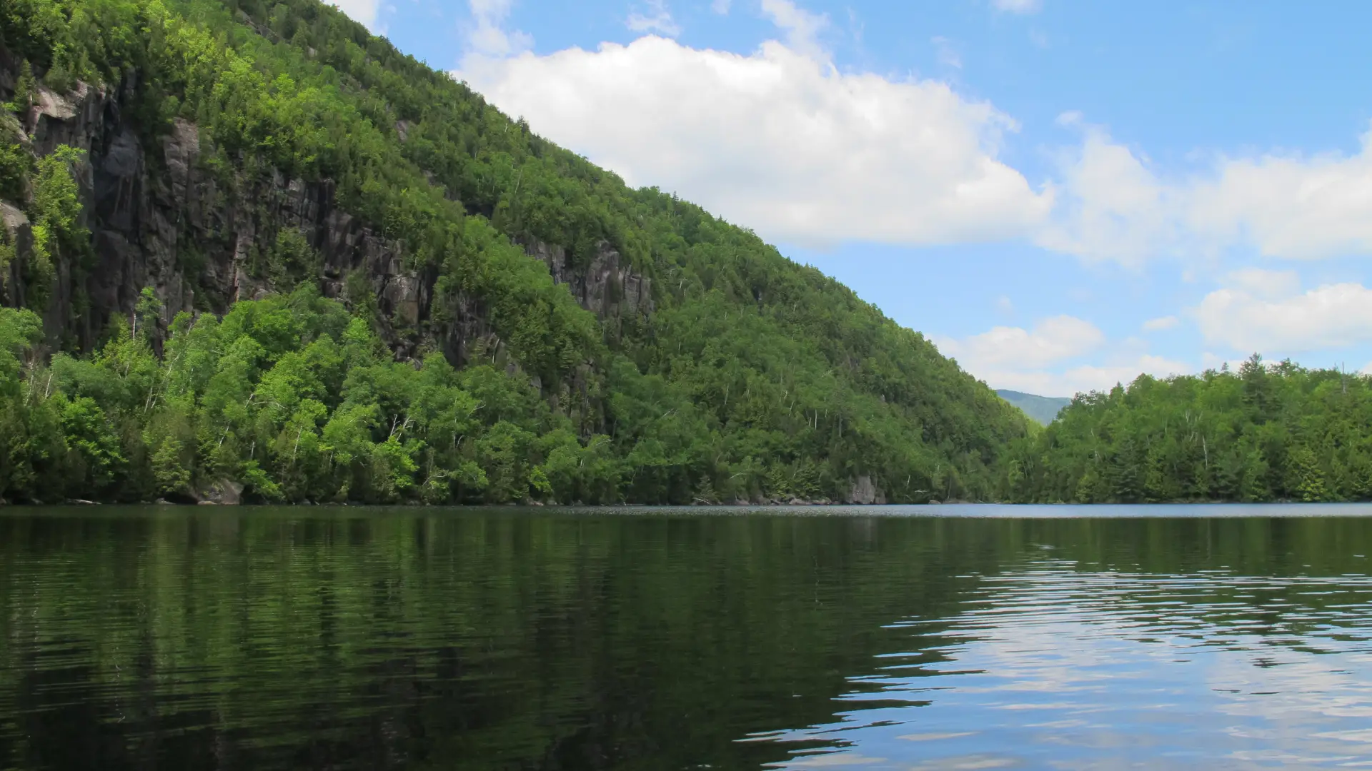 Chapel Pond is a popular swimming hole.