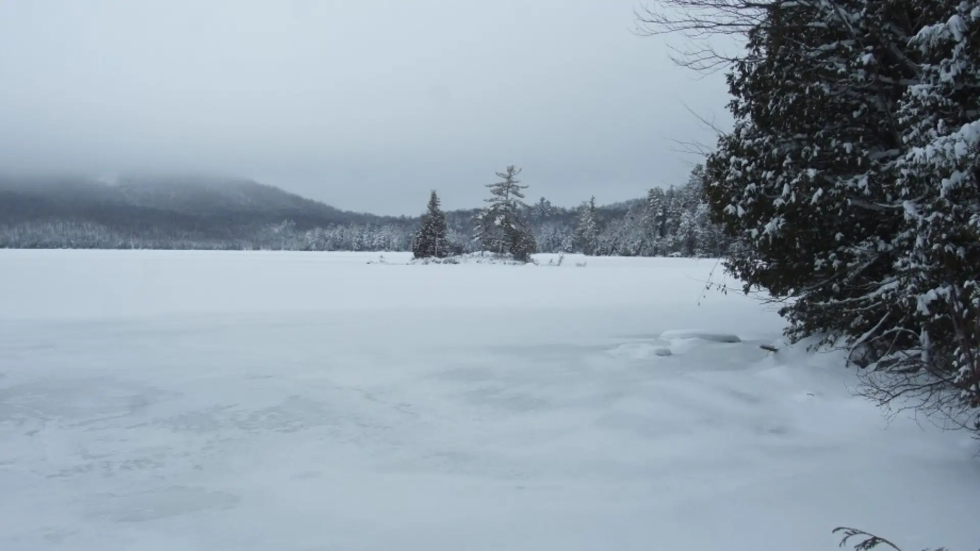 McKenzie Pond - snow
