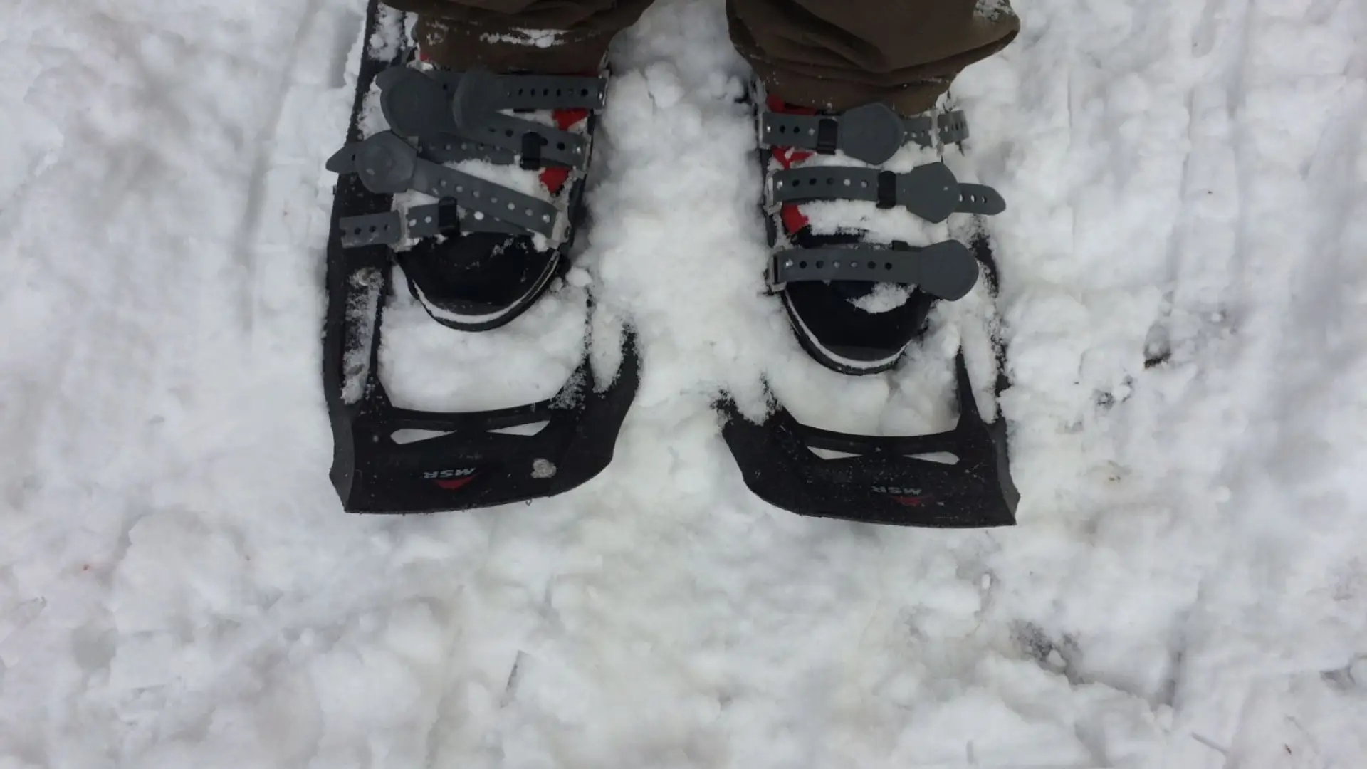 A pair of snowshoes always helps, rent a pair in town if needed.