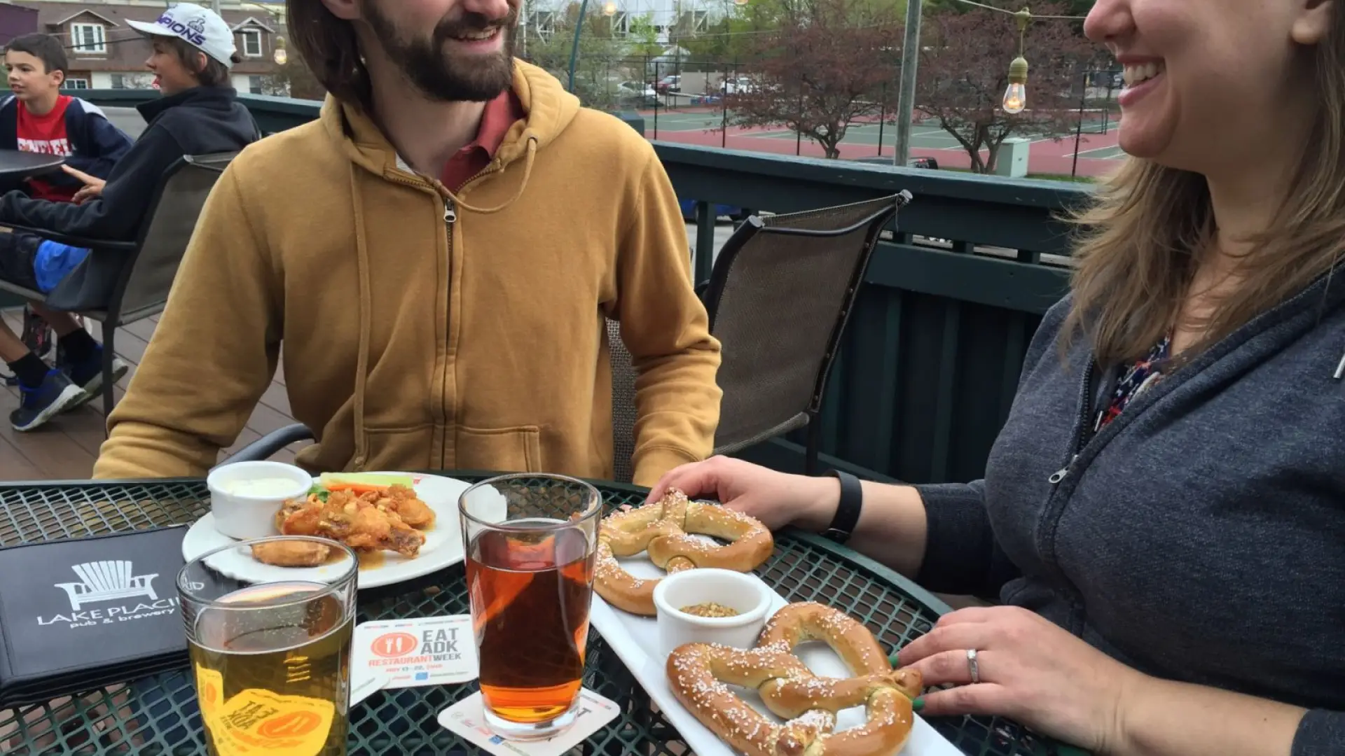 Who can resist a pub pretzel and wings!?