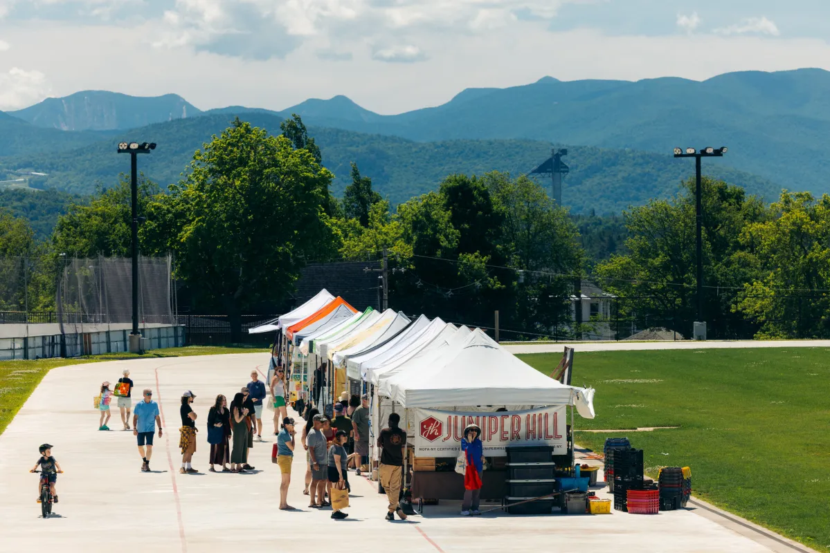 The Lake Placid Farmers Market.