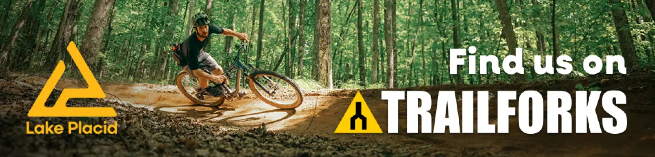 A banner for Trailforks