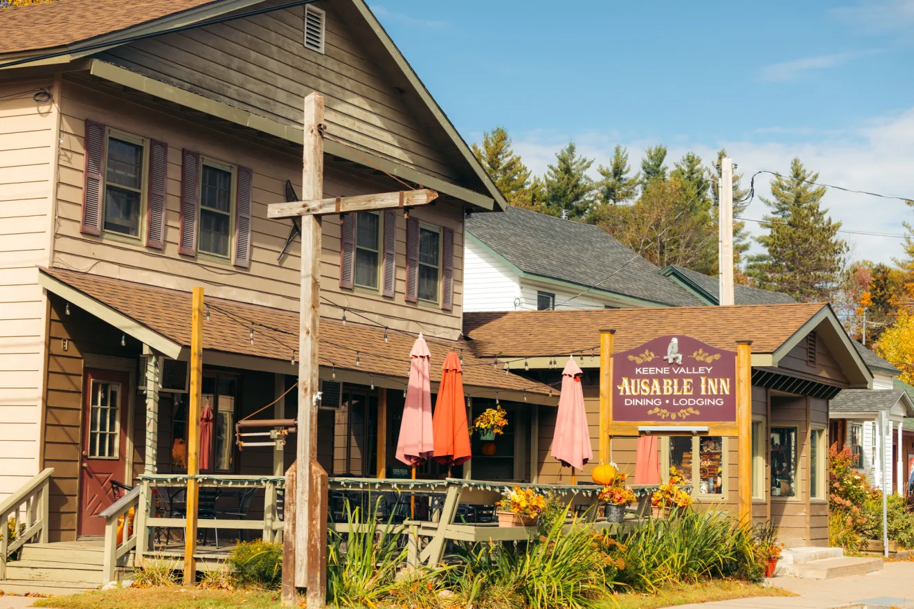 A rustic style inn. 