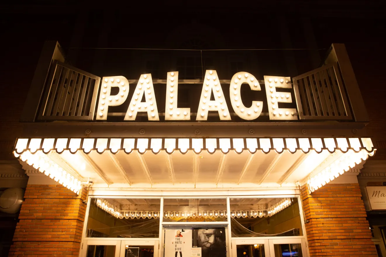 Lake Placid Palace theater outside. 