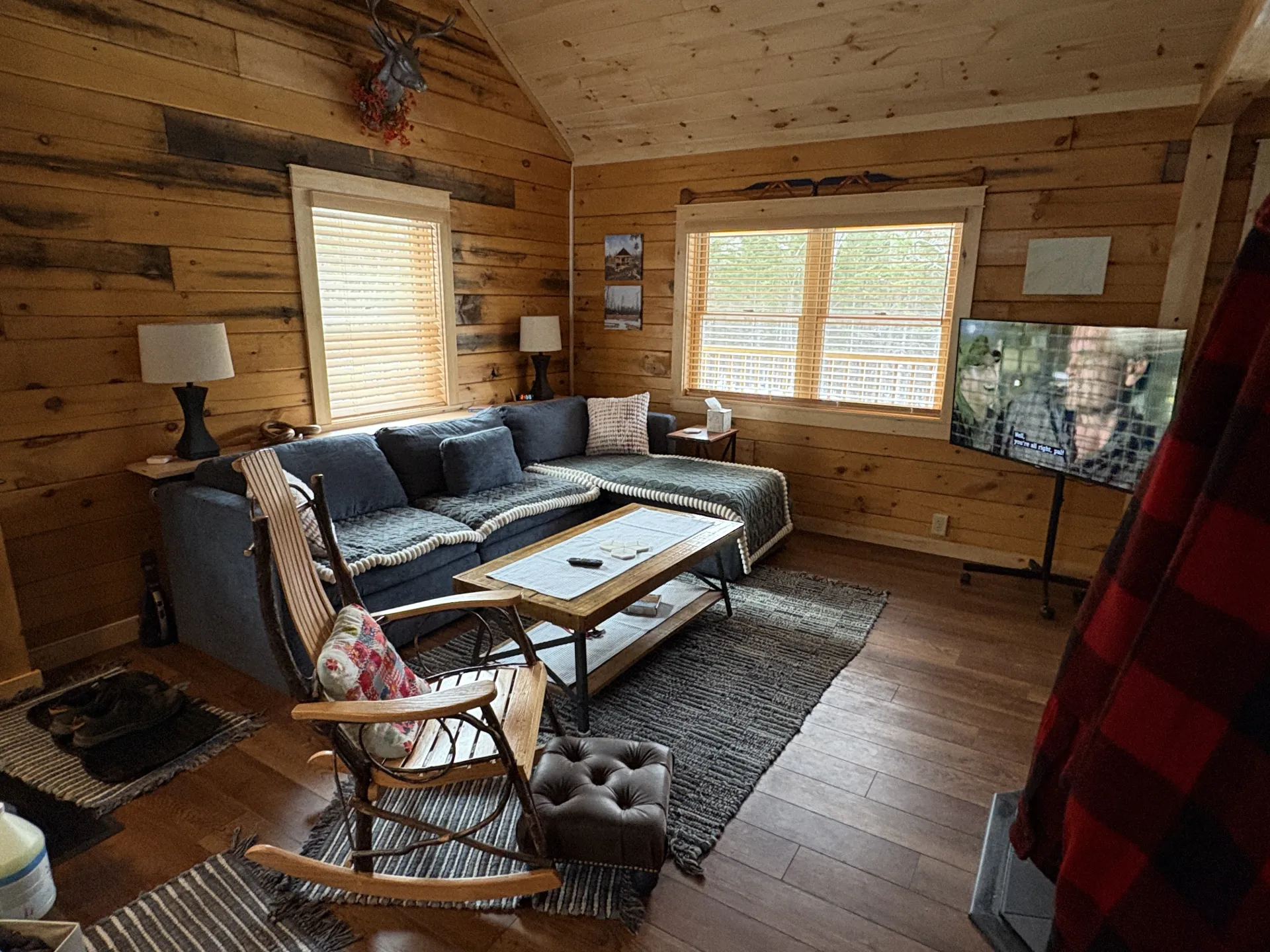 The comfortable living space.