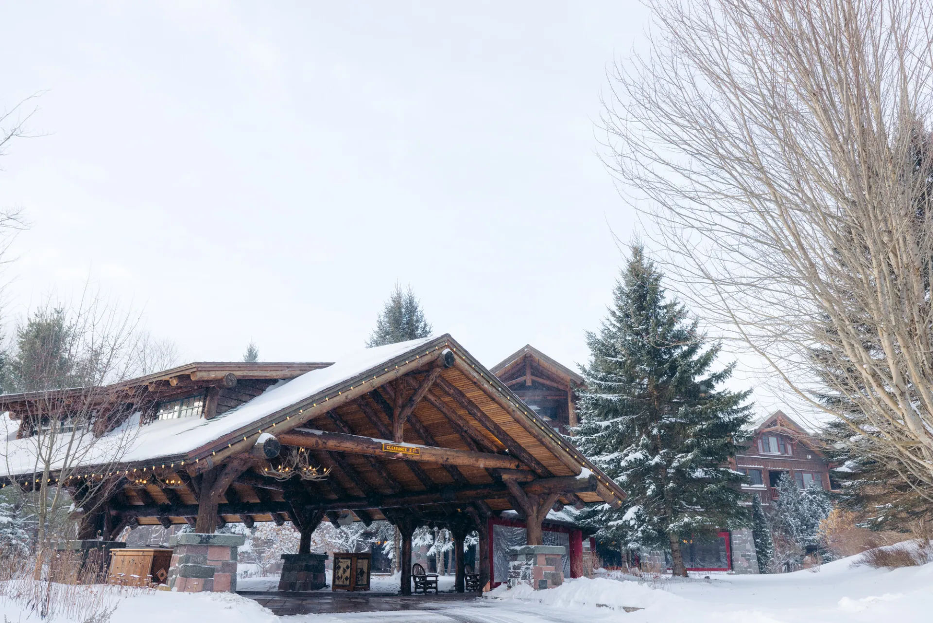 Exterior of the Whiteface Lodge