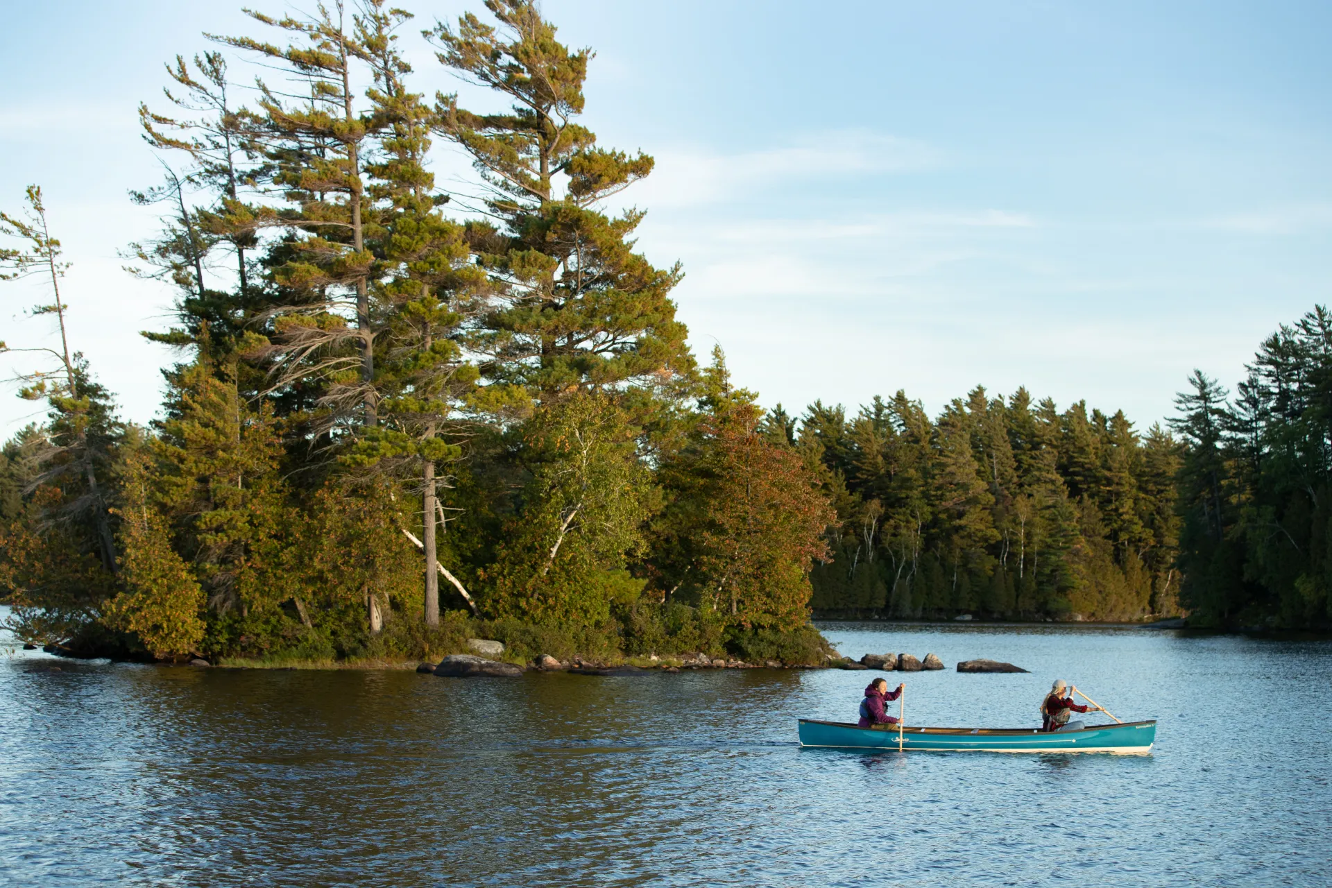 Choose an island to access by water.
