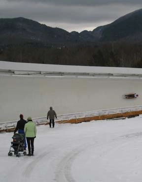 Olympic Luge spectator