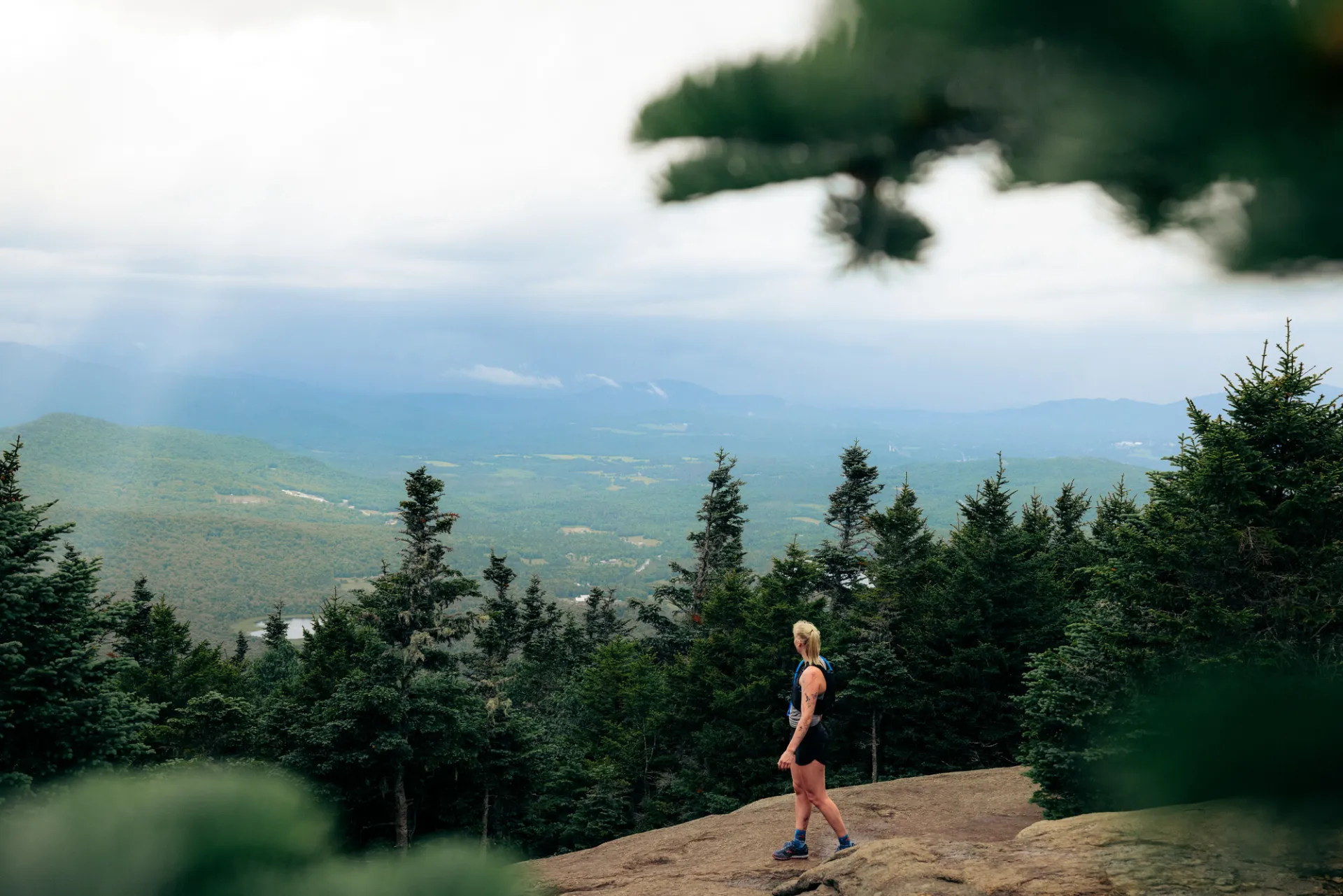 Halfway up Cascade Mountain