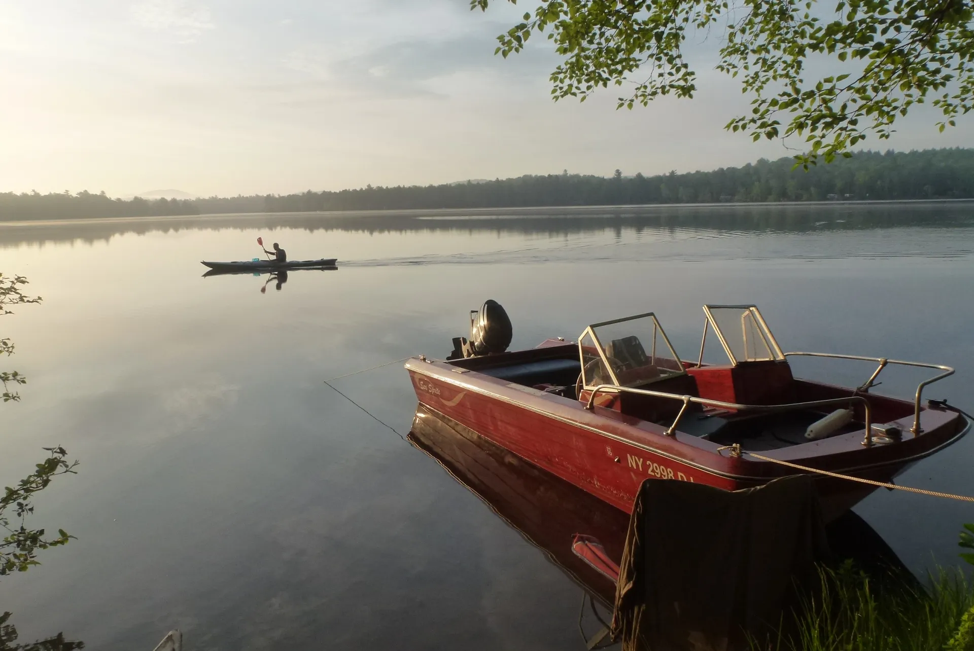 The Saranac Chain is a boating and paddling paradise.