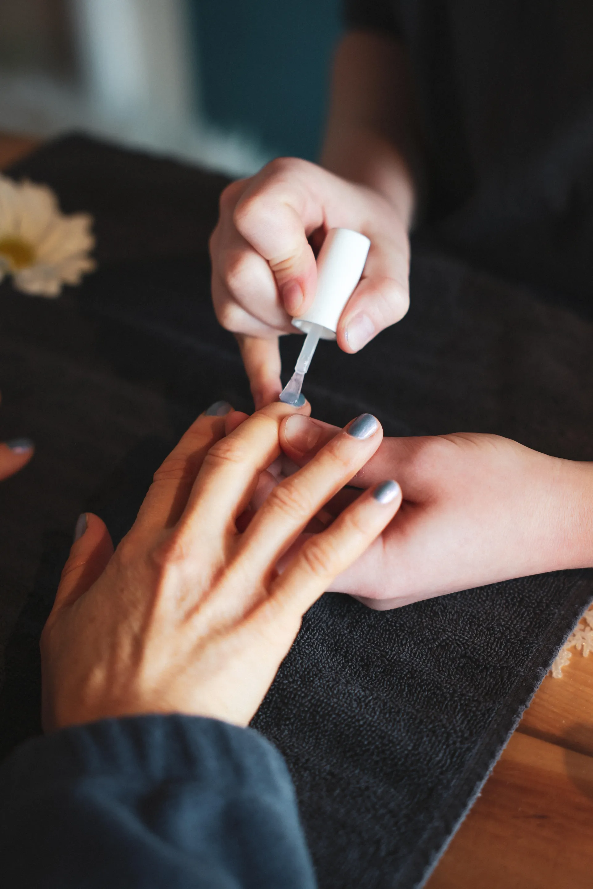 A fun pop of color for your manicure