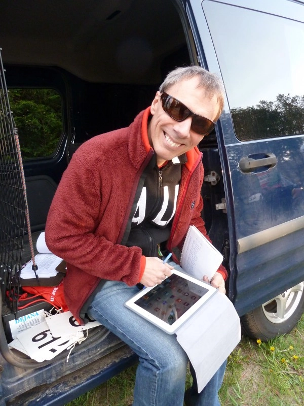 Kenny, tabulating the times