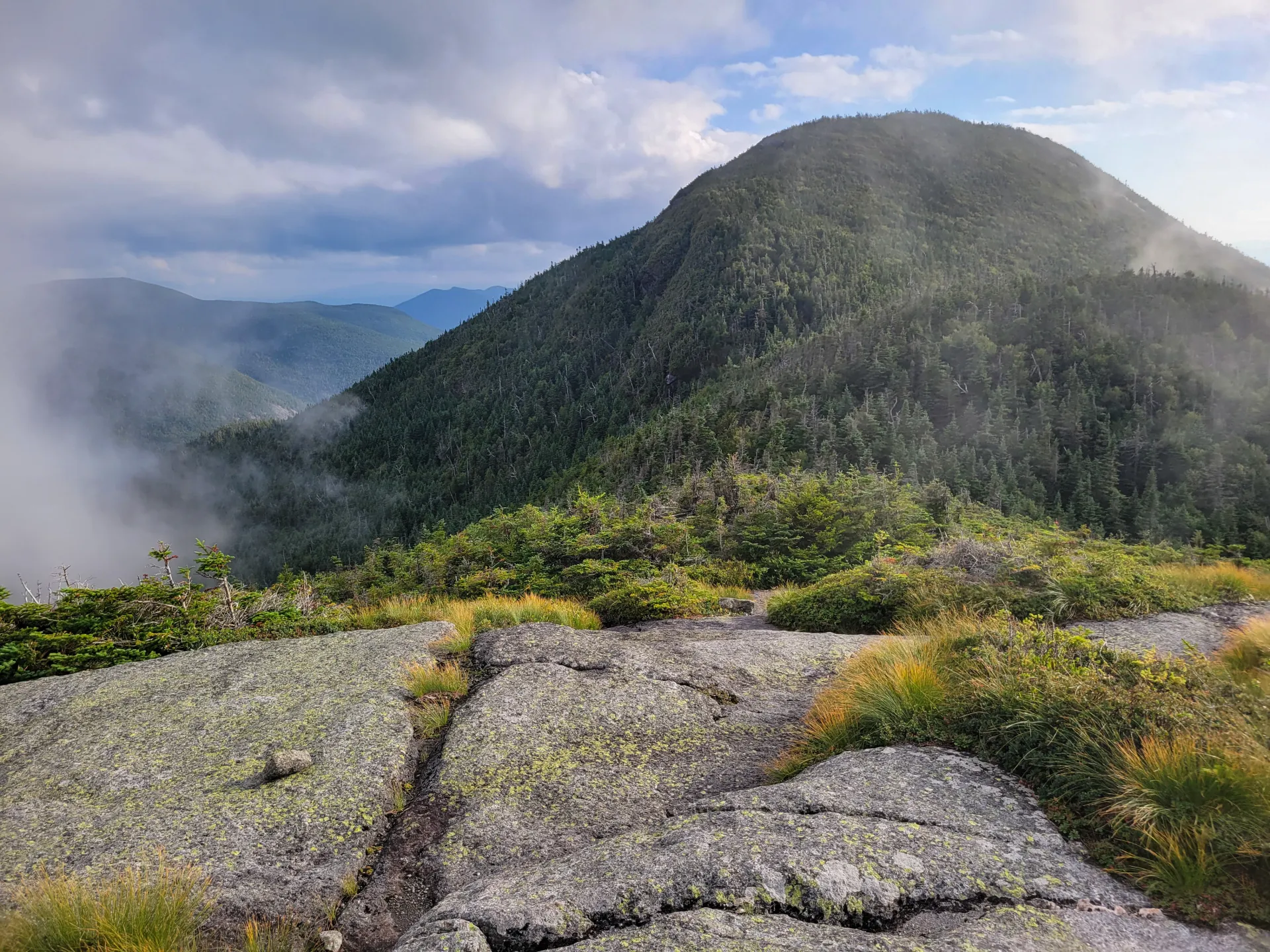 A mountain among the clouds