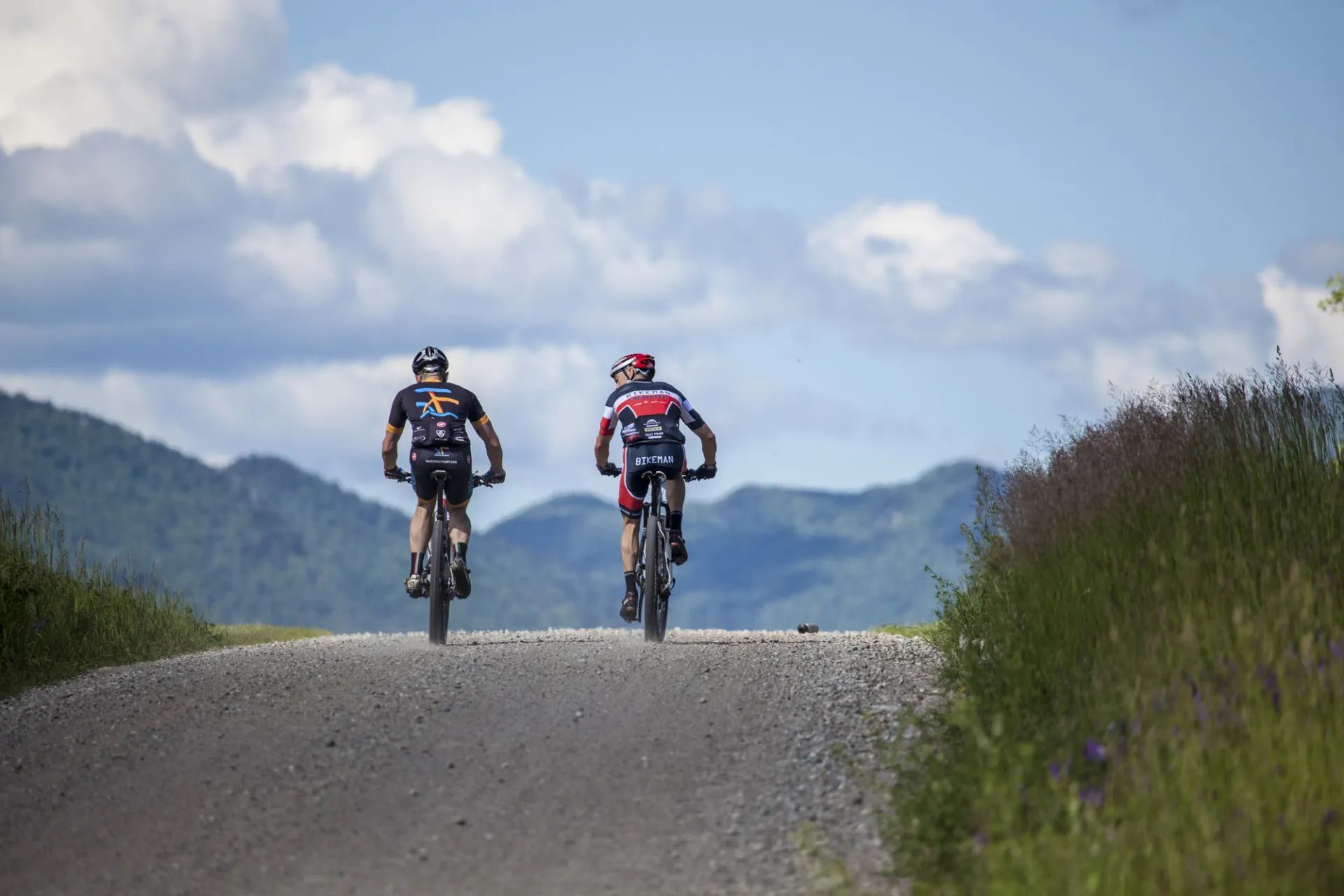 Wilmington Whiteface 100K Racers with Mountain View