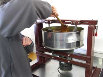 making maple candy