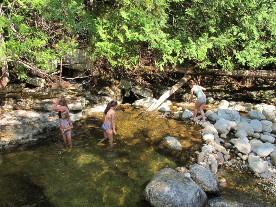 Secret swim hole