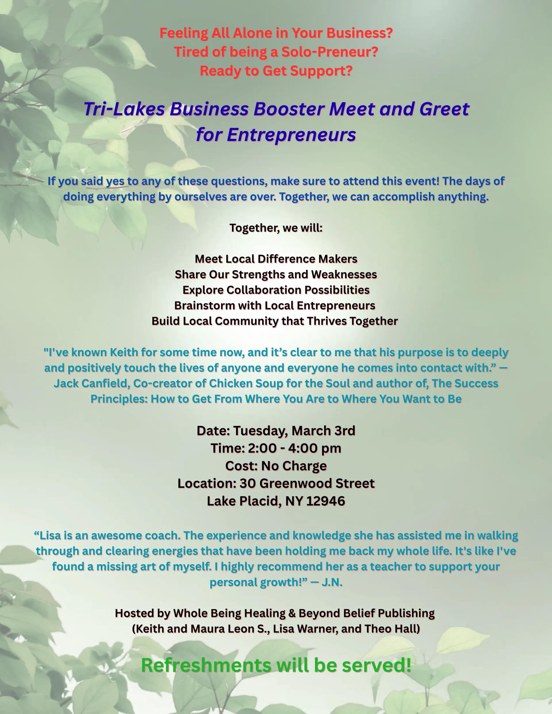 Event poster