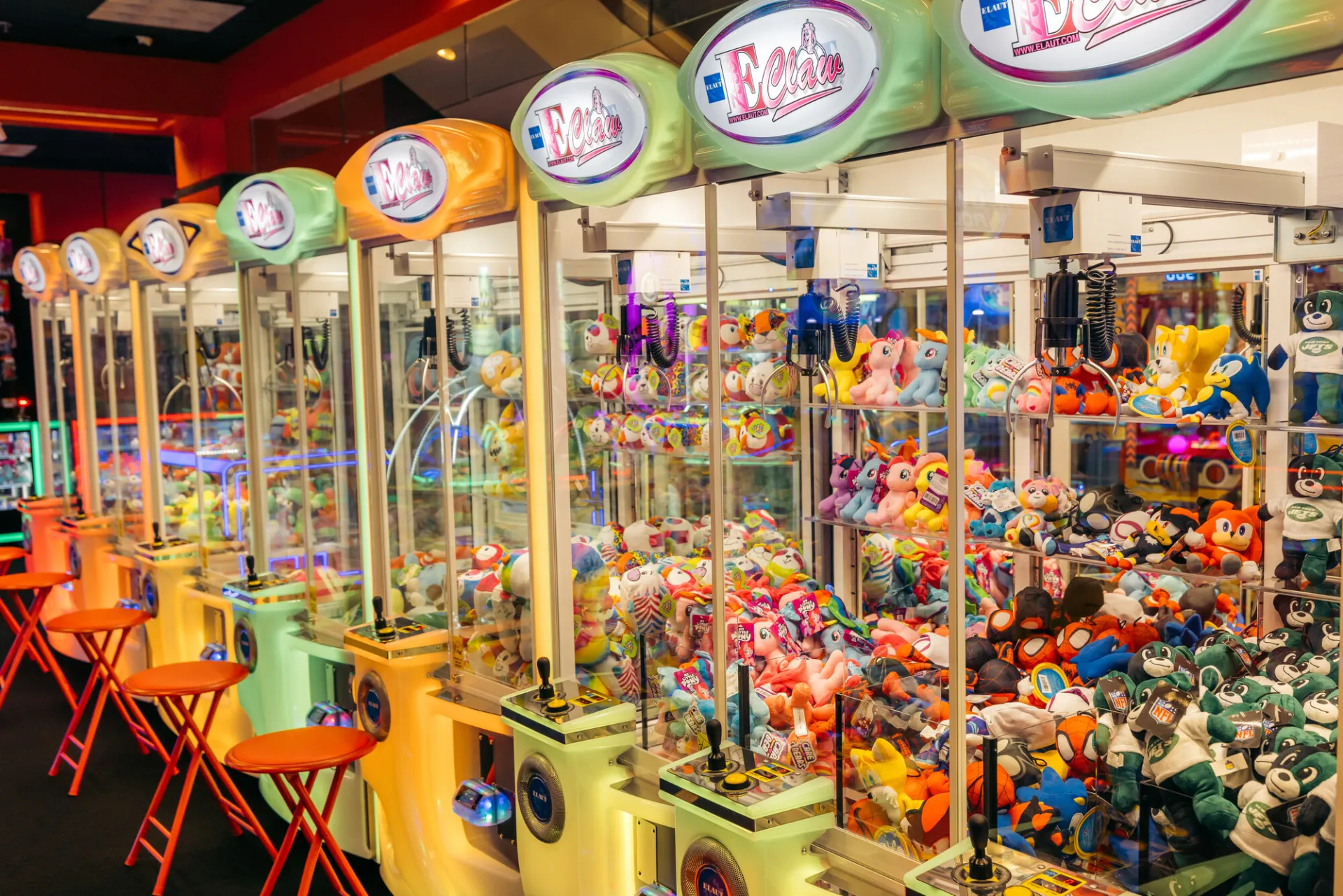 Games at Faizy's Fun House in Lake Placid.