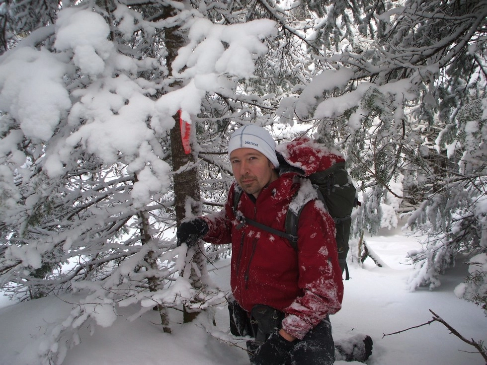 WInter wonderland at the summit of Wilmington Peak.