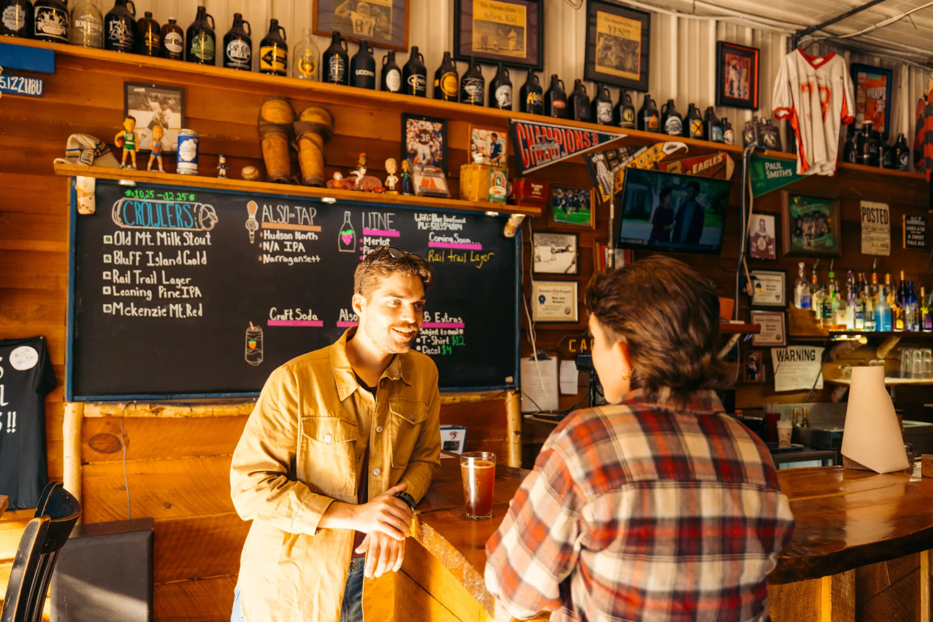 Blue Line Brewery in Saranac Lake.