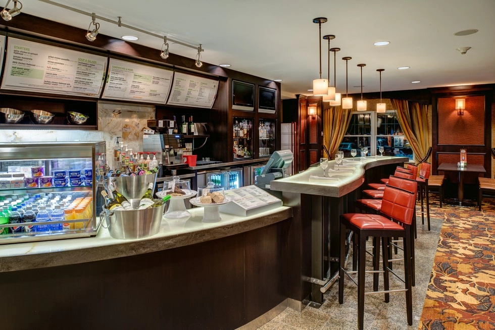Bar area at Courtyard.