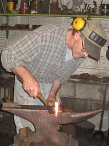 Blacksmith part of Artist at Work Tour
