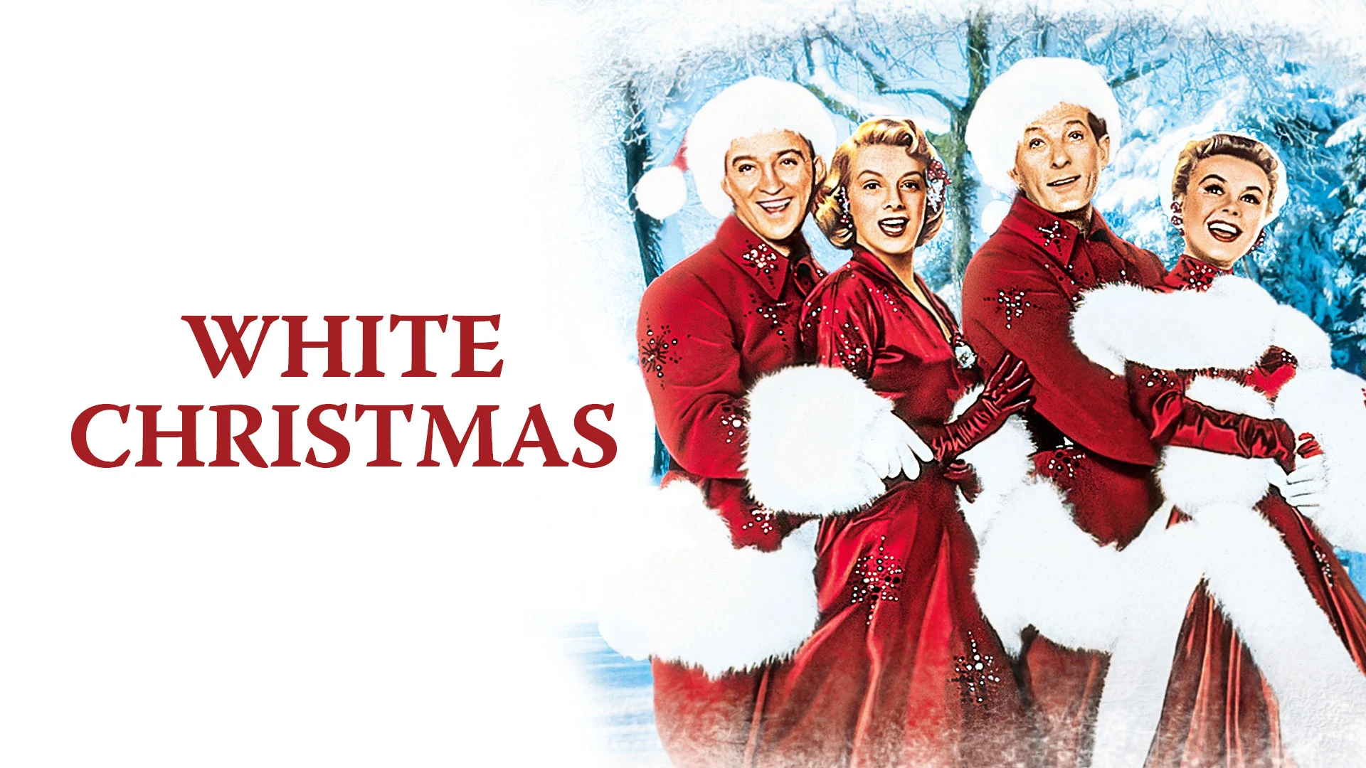 Promotional image for 1954 film "White Christmas"