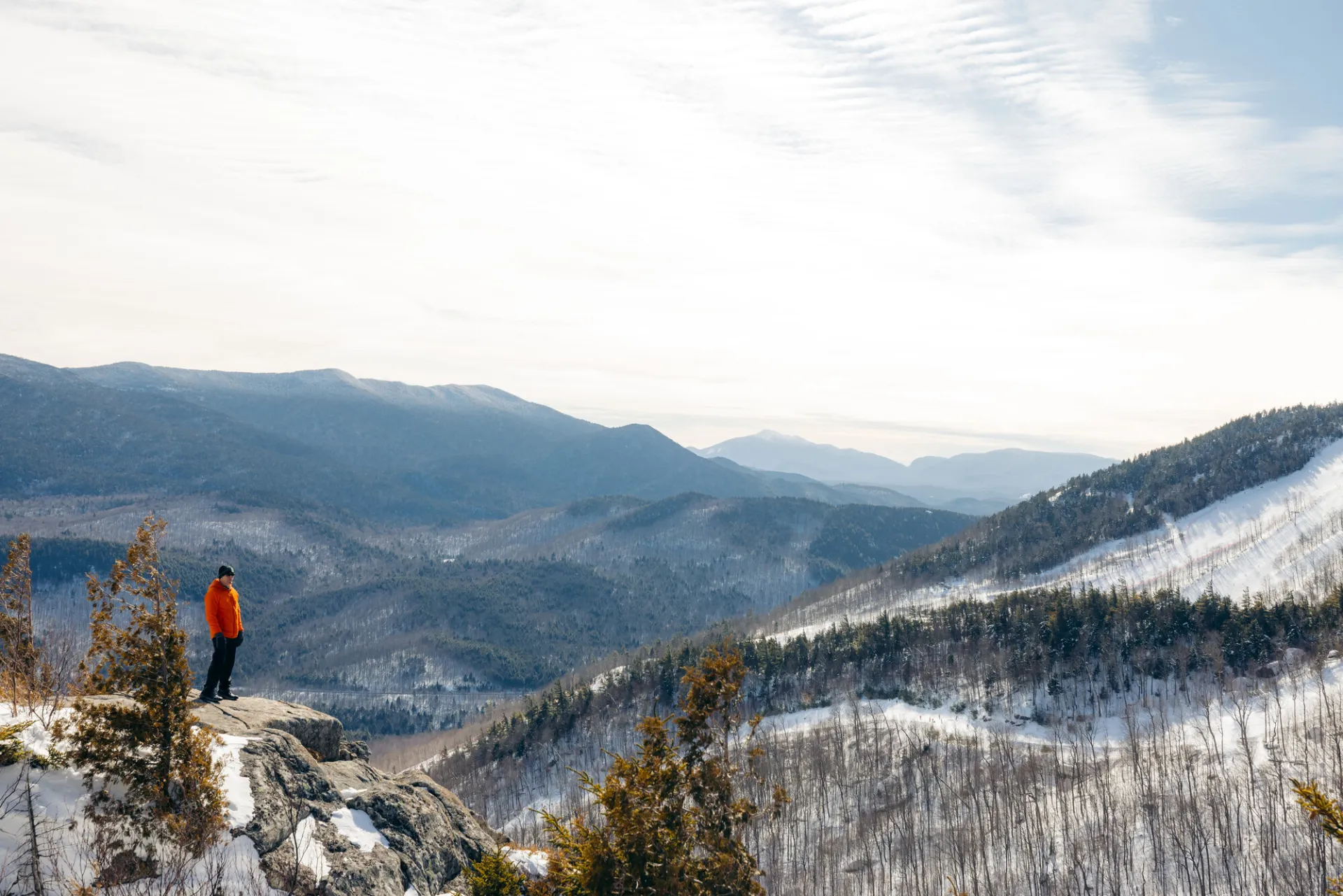 The view from Bear Den in the winter