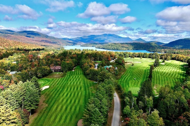 Whiteface Golf club from above