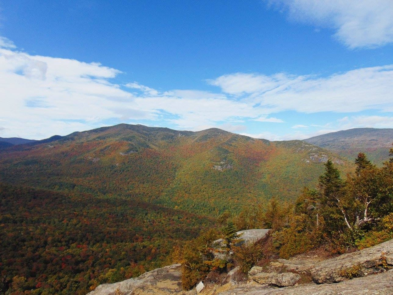 Summit view from Rooster Comb in fall