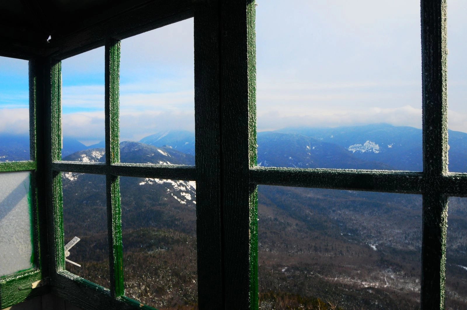 Looking towards the High Peaks.