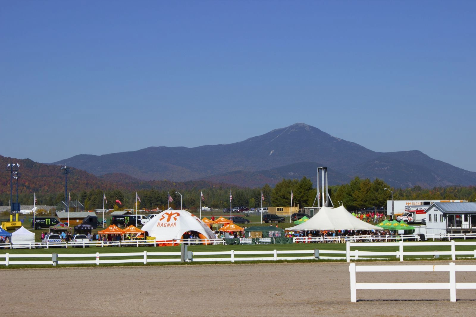 Ragnar finish line in Lake Placid 2014