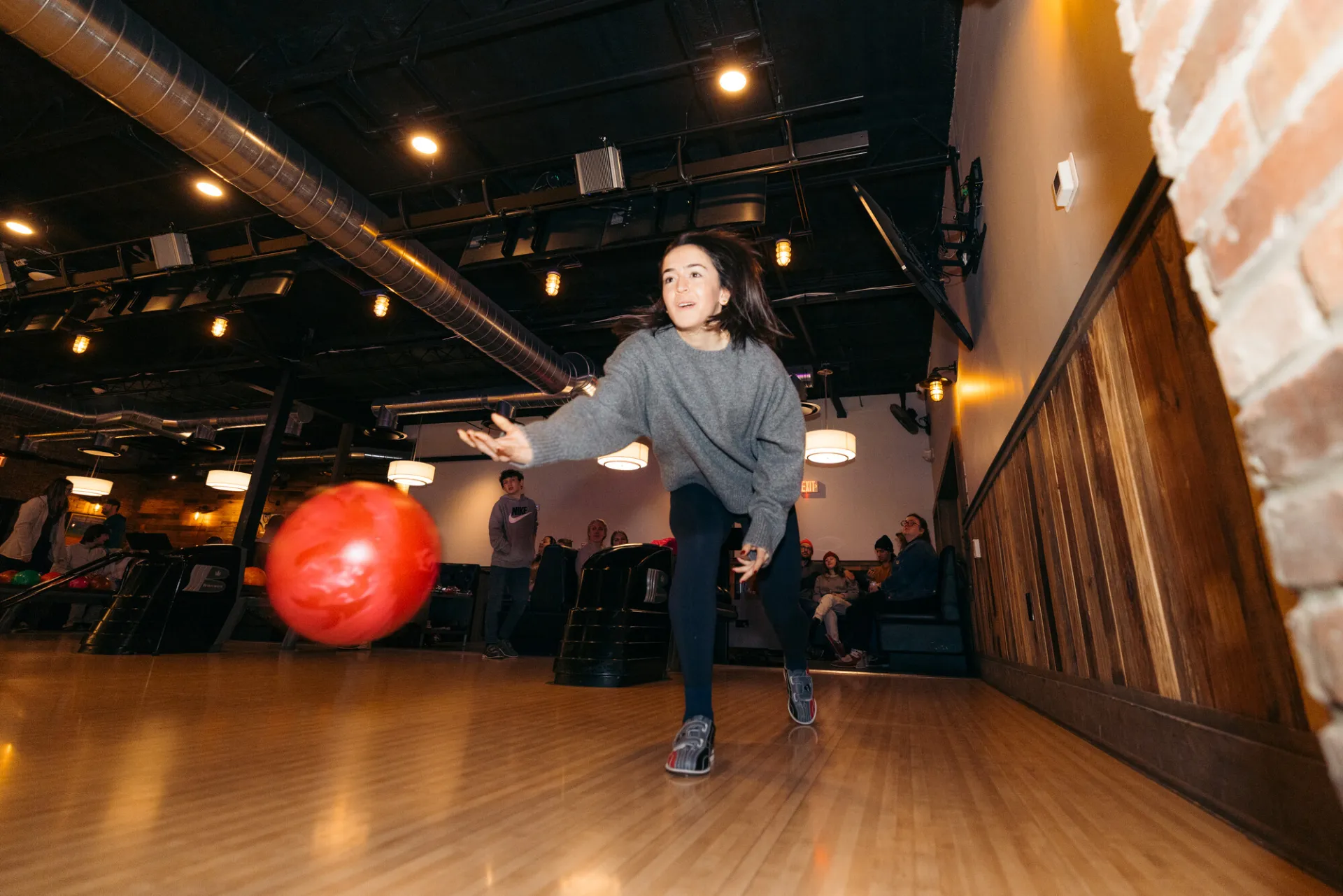 A bowler at Big Z's.