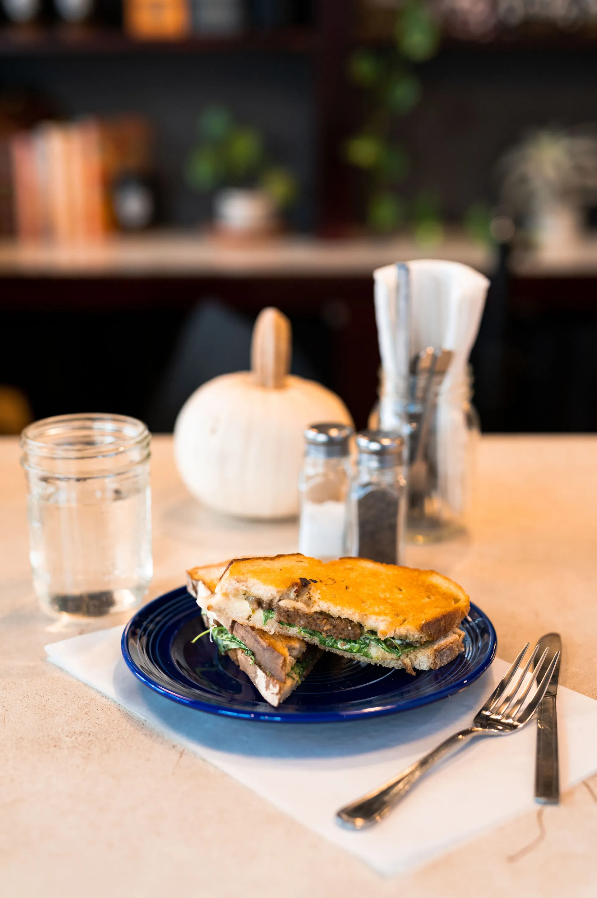 Vegan Sausage Panini