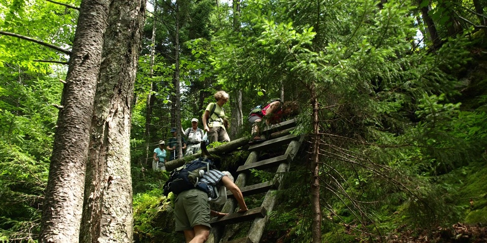 Here's another easy route up.