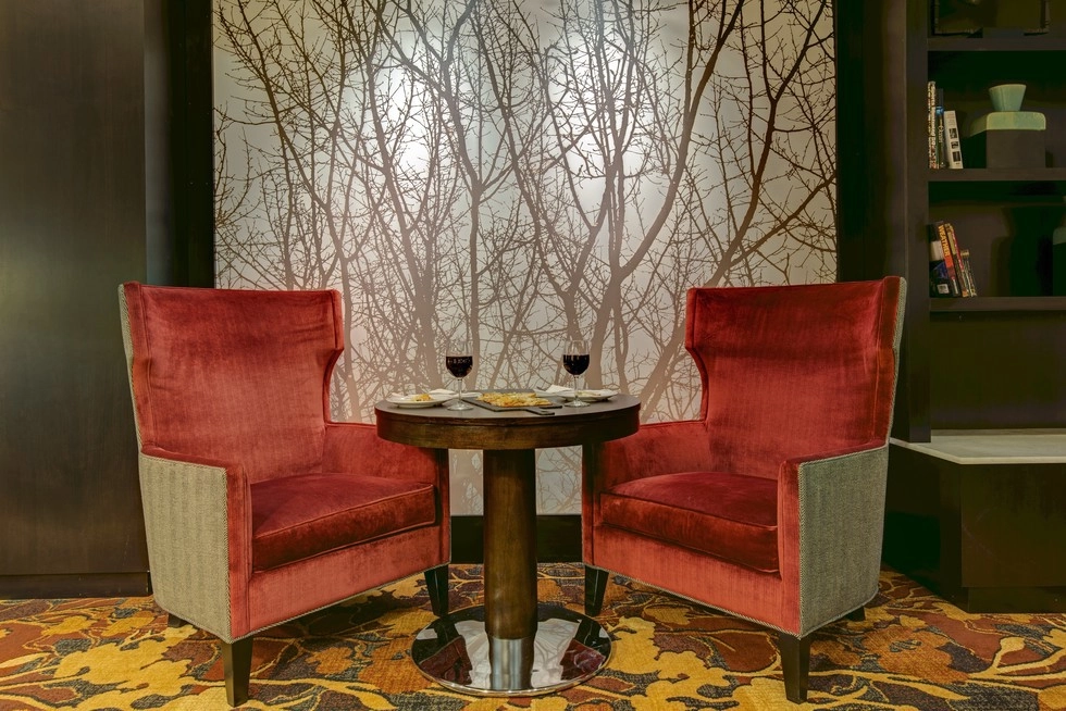 Reading nook at Courtyard.