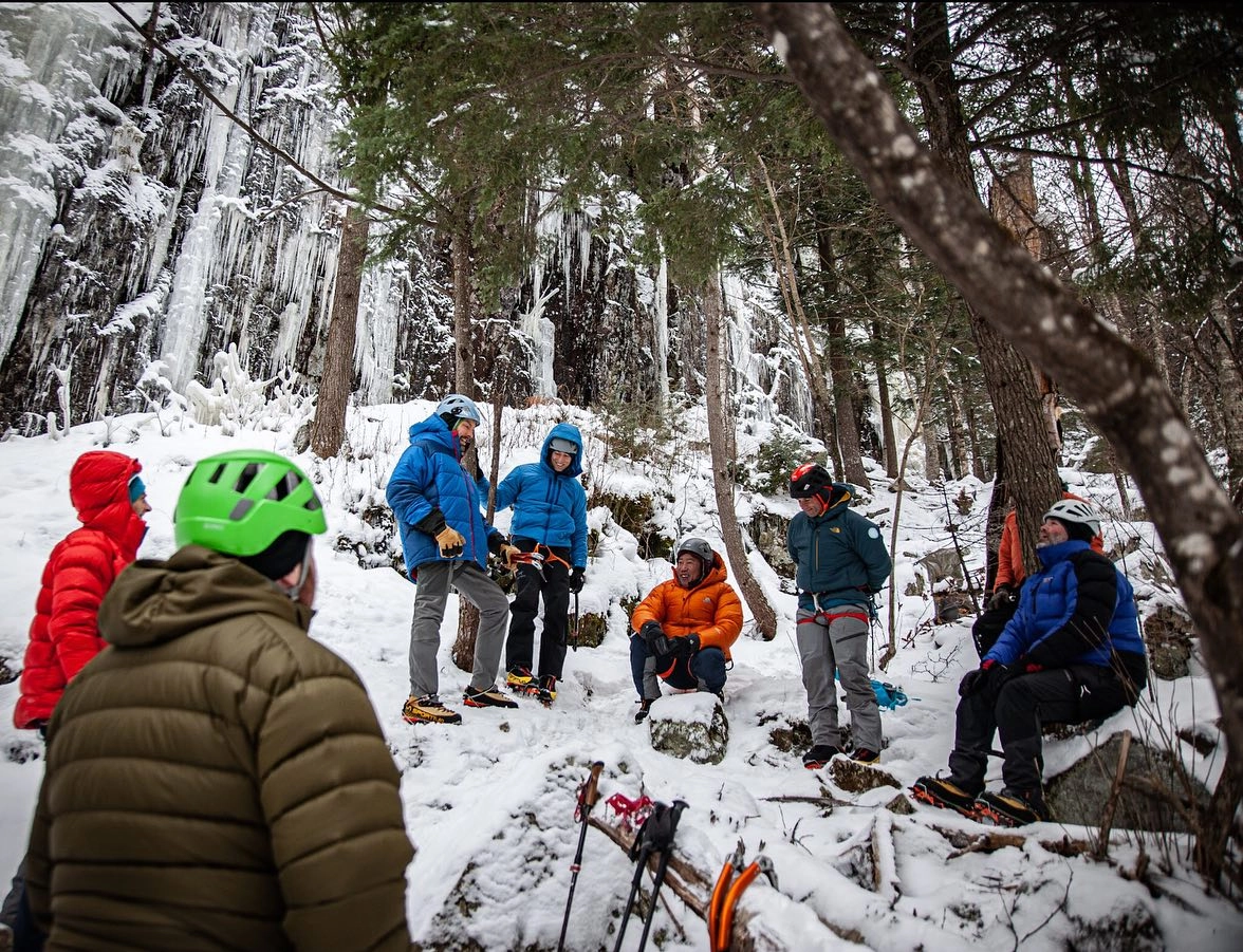 Ice climbing